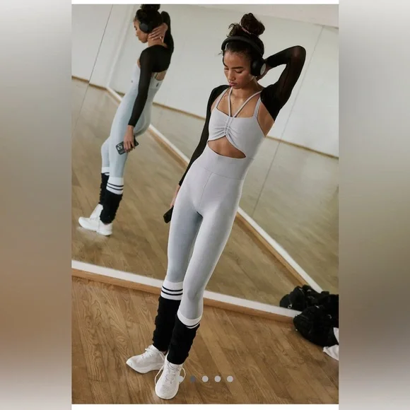 Free People  Good Karma Cutout Onesie- Size Medium/Large - Picture 5 of 10